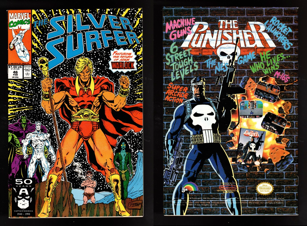 SILVER SURFER #46 (9.2/9.4 NM-/NM AVG) MARVEL COMICS 1991 WE COMBINE SHIPPING!