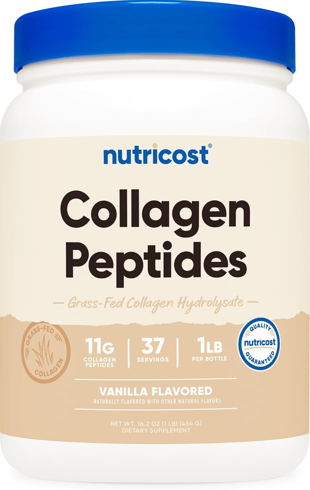 Grass-Fed Collagen Powder 1LB (454 G) (Vanilla) - Grass Fed Bovine Co