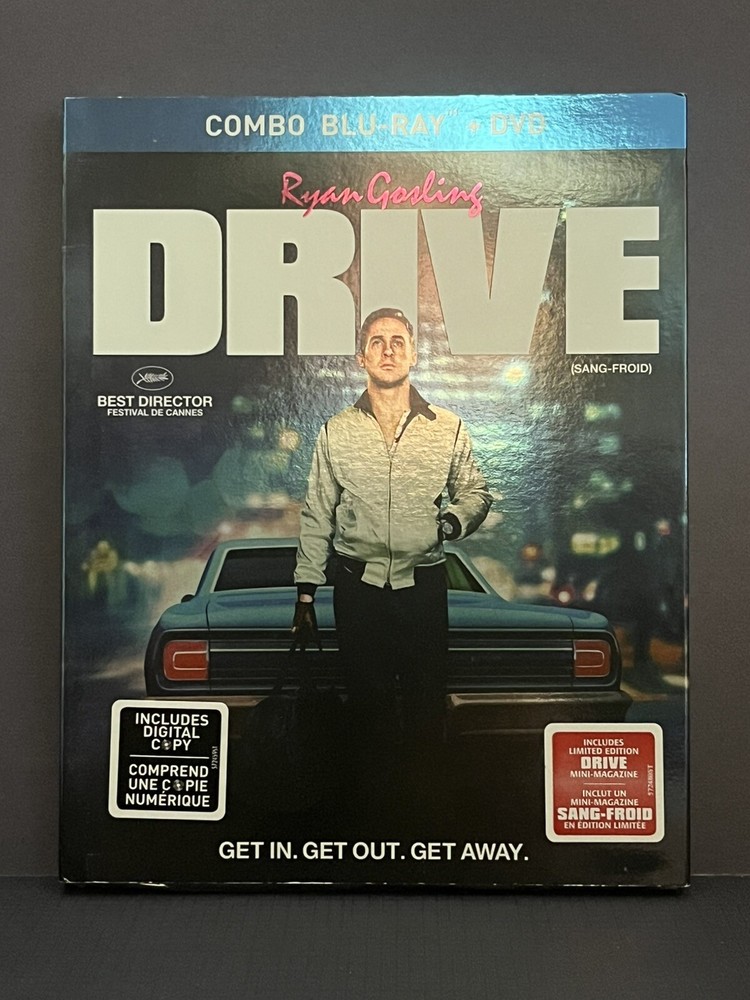 Drive (Blu-ray+DVD Combo, Digital, Booklet, 2012) 2-Disc Set, Canadian Slipcover