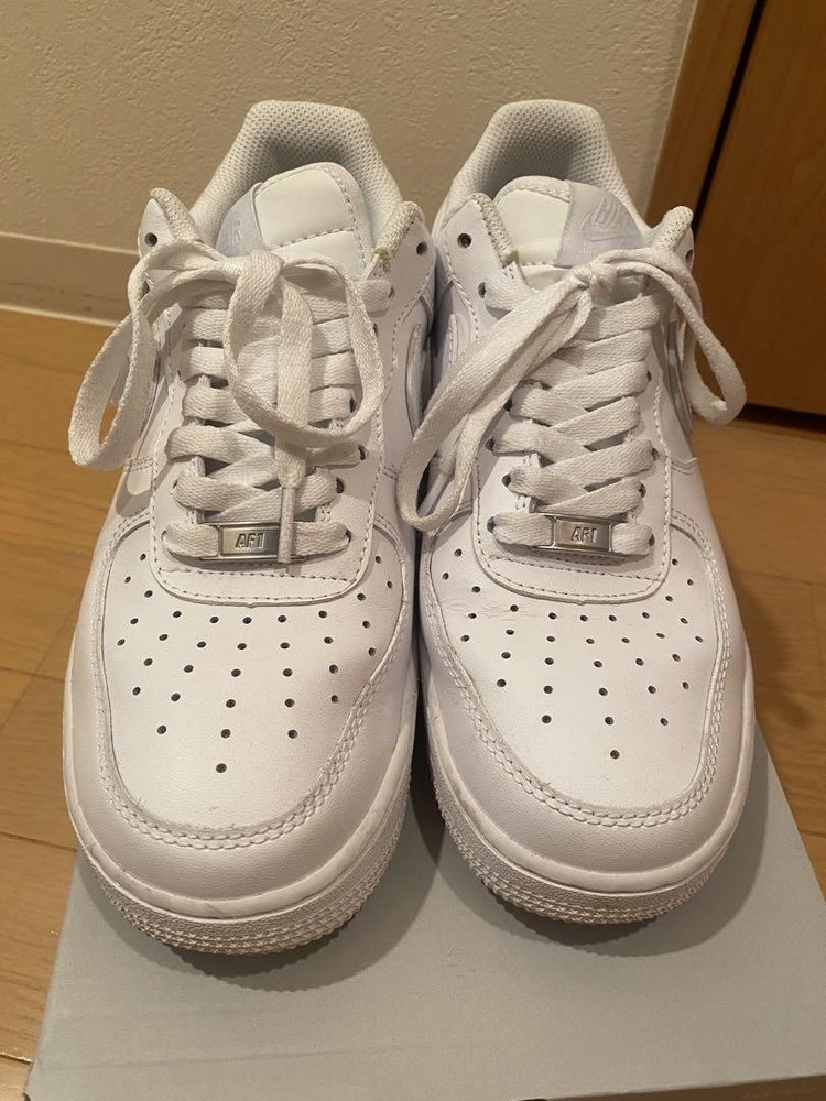 Nike Air Force 1 White US 8.5 Pre-Owned Sneakers No Original Box