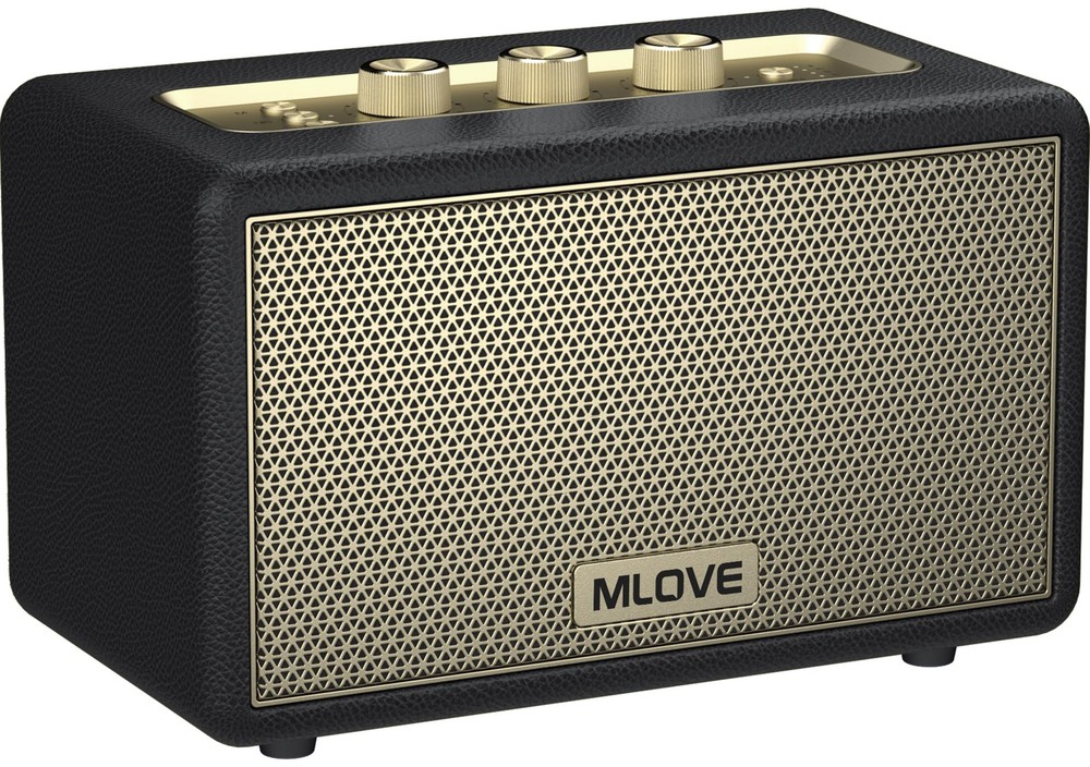 A200 Retro Portable Bluetooth Speaker with Aux USB & Micro SD Card Slot