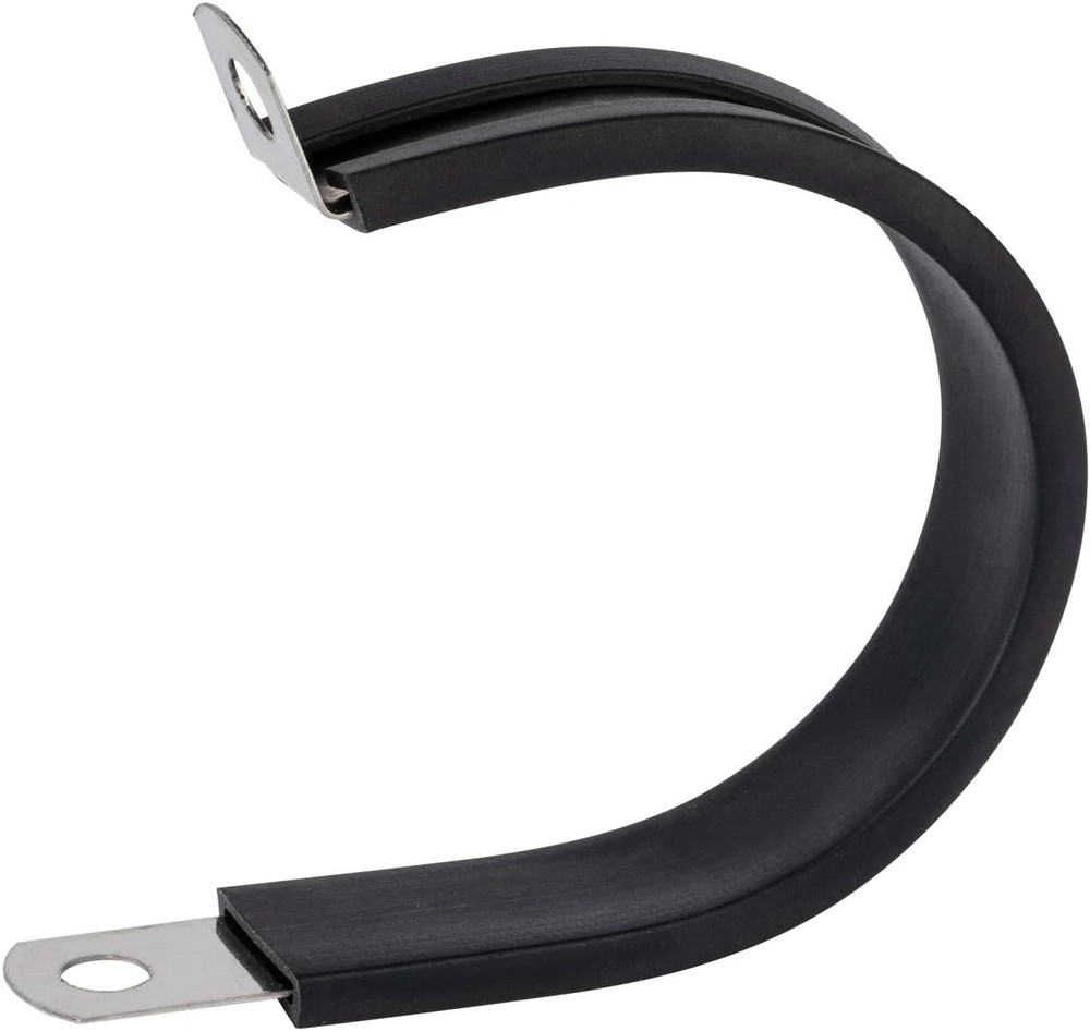 iSPINNER 12-Pack 1.5-Inch Black Rubber Cushioned Stainless Steel Spinner Rings