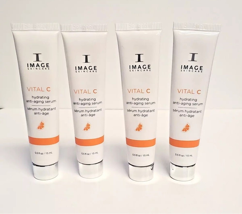 Image Skincare Vital C Hydrating Anti-Aging Serum 4 pcs of 0.5 oz  each