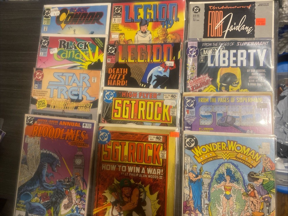 Vintage DC Comic Book Lot