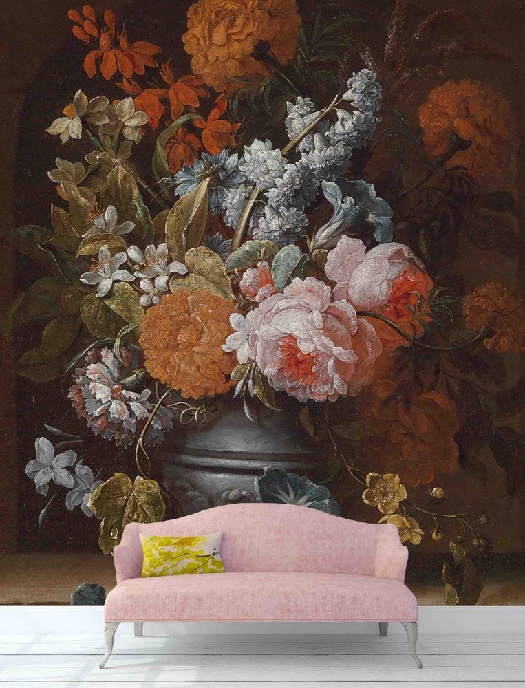 3D Flowers Still Life Oil Painting Wall Murals Wallpaper Murals Wall Sticker 3