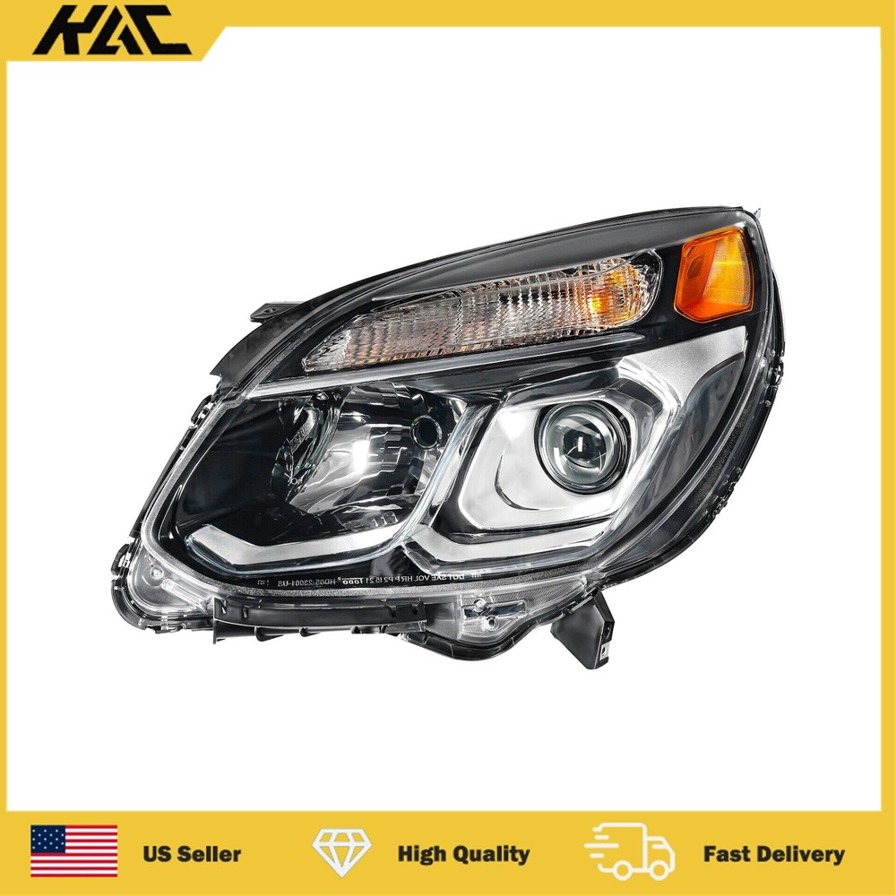 1pc Left LH Side Headlight Headlamp Assembly For 2016-2017 Chevrolet Equinox