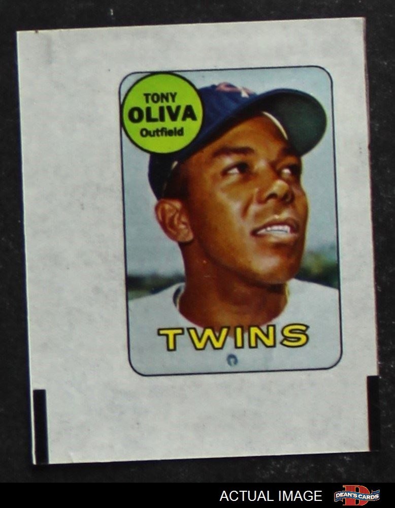 1969 Topps Decals Tony Oliva Twins HOF 5 - EX