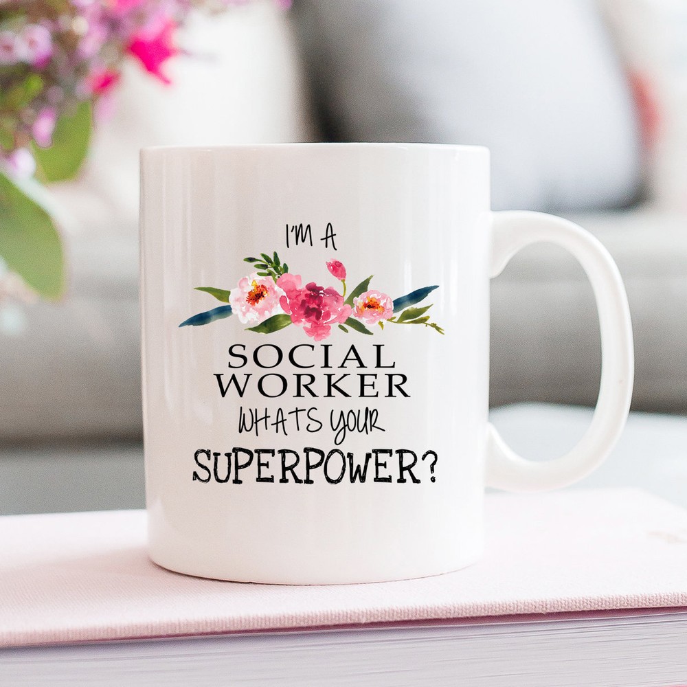 Social Worker Mug Social Worker Gift Coworker Gift Coffee Mug Social Work Gift