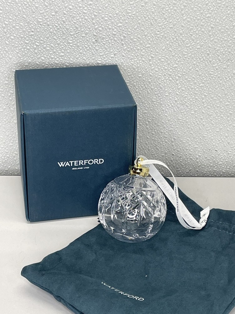 Waterford Lismore Bauble Ornament Christmas Crystal 1071524 New