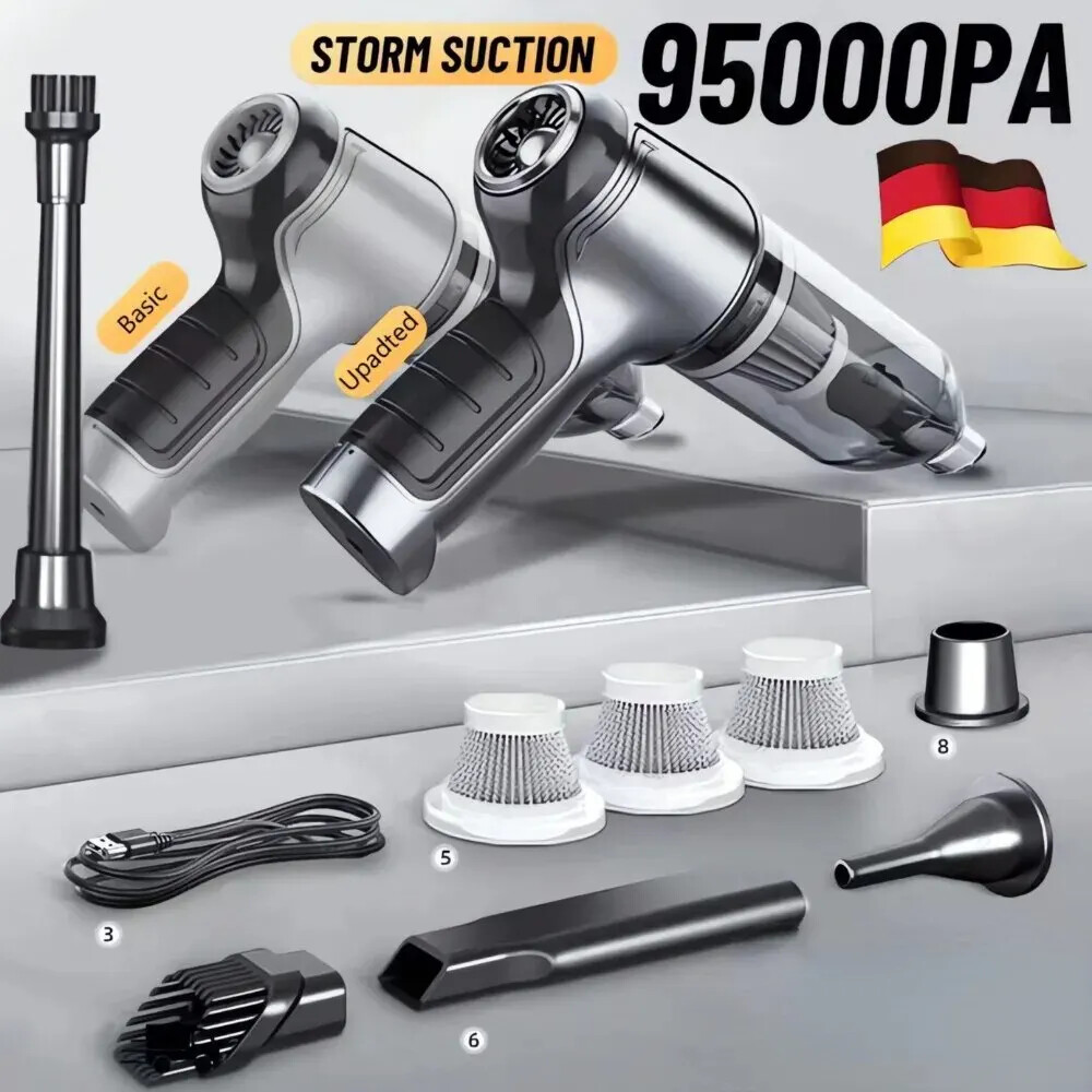 Wireless Vacuum Cleaner Strong Cordless Suction Handheld Home & Car Dual Use New