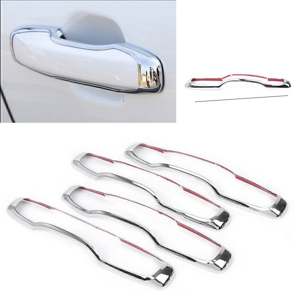 For Volvo XC60 2018 2019 ABS Plastic Exterior Car Door Handle Frame Cover Trim
