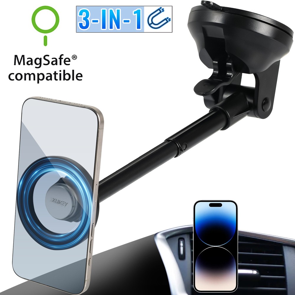 Magsafe ALUMINUM Dash Windshield Mount Magnetic Phone-Holder For iphone Air Vent