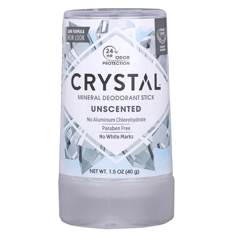 CRYSTAL Deodorant Mineral Deodorant Stick, Travel, 1.5 Ounce