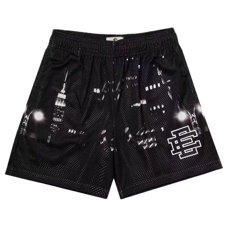 2023 men's casual shorts fitness sports pants summer gym workout mesh shorts New