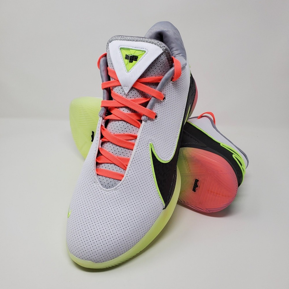 Nike LeBron XXII 22 ‘Crown Jewel’ White Volt Glow FZ1094-101 Men’s Size 13