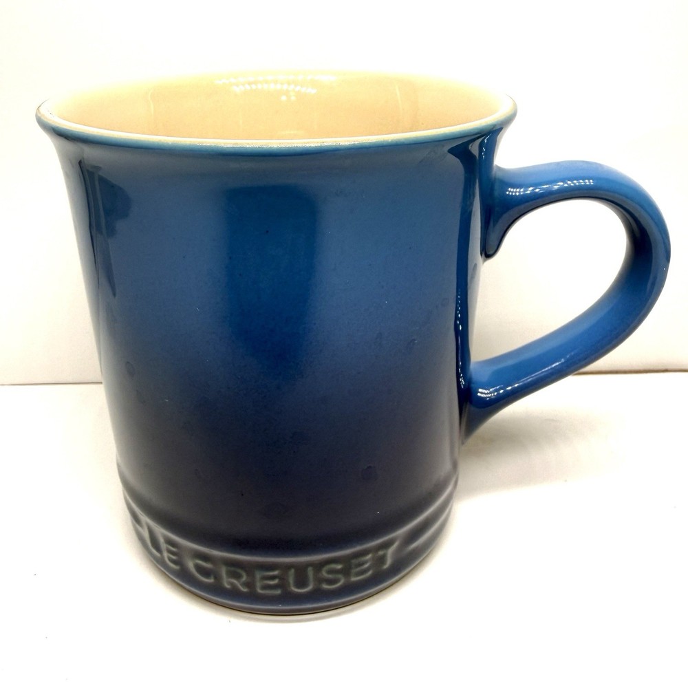 Le Creuset Stoneware Ceramic Mug 14oz Marseille Blue Ombre