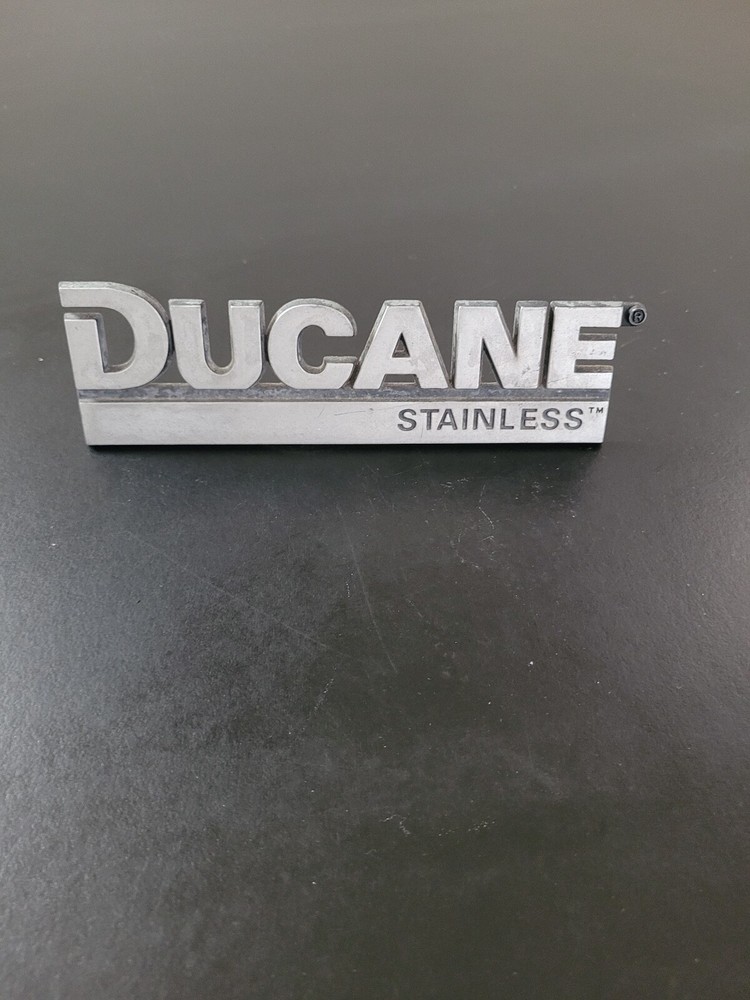 Ducane Stainless Logo Plate 5 3/4