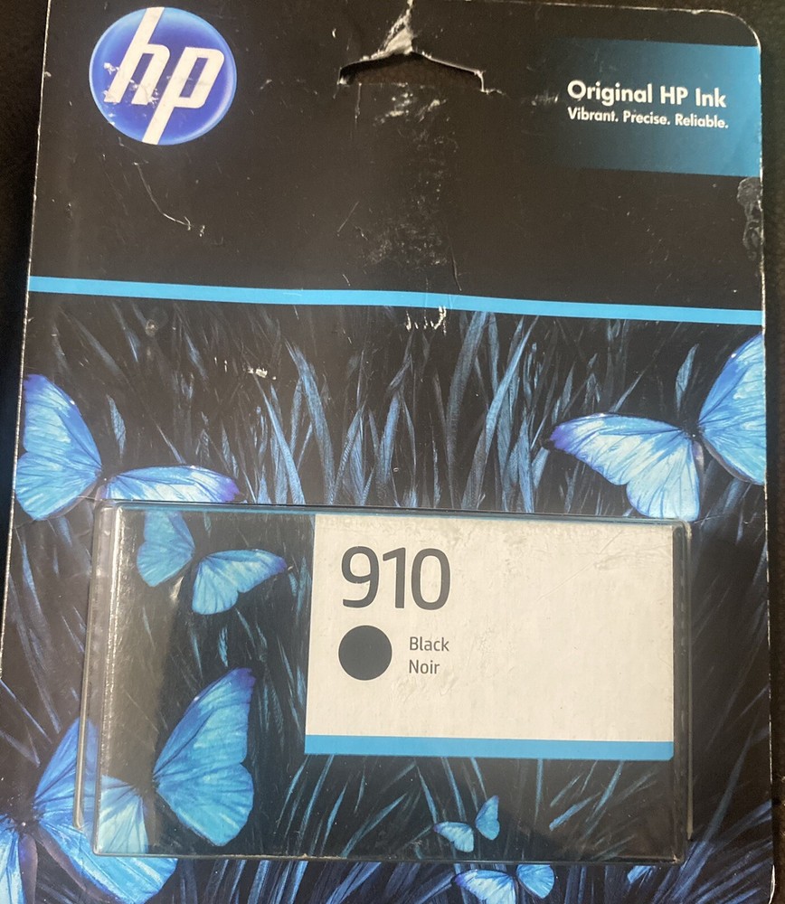 HP 910 Black Ink Cartridge (3YL61AN140) for Crisp Printing