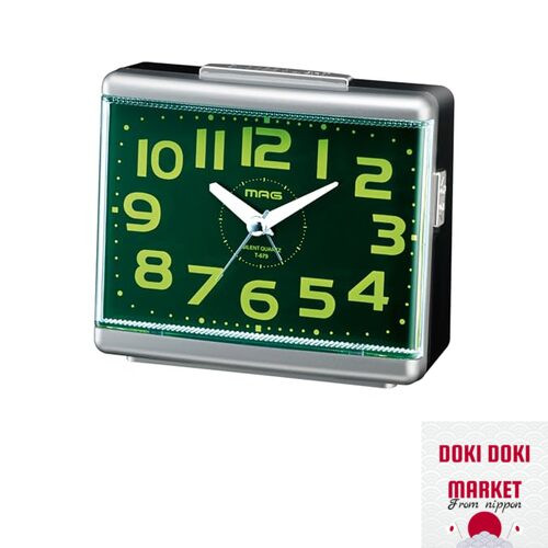 Noah Precision Analog Alarm Clock MAG T-679 SM-Z Easy View Silent