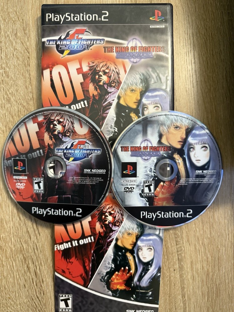 King of Fighters 2000 & 2001 (Sony PlayStation 2, 2003) CIB, Reg Card, Tested