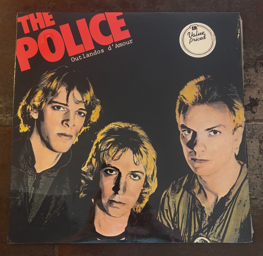 THE POLICE 'Outlandos D'amour' Red Letter Cover STILL FACTORY SEALED