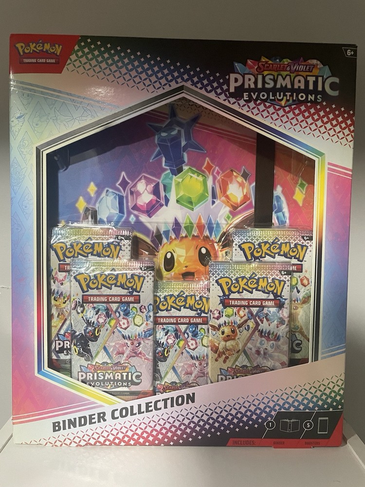 Pokemon TCG: Scarlet & Violet Prismatic Evolutions Binder Collection New Sealed