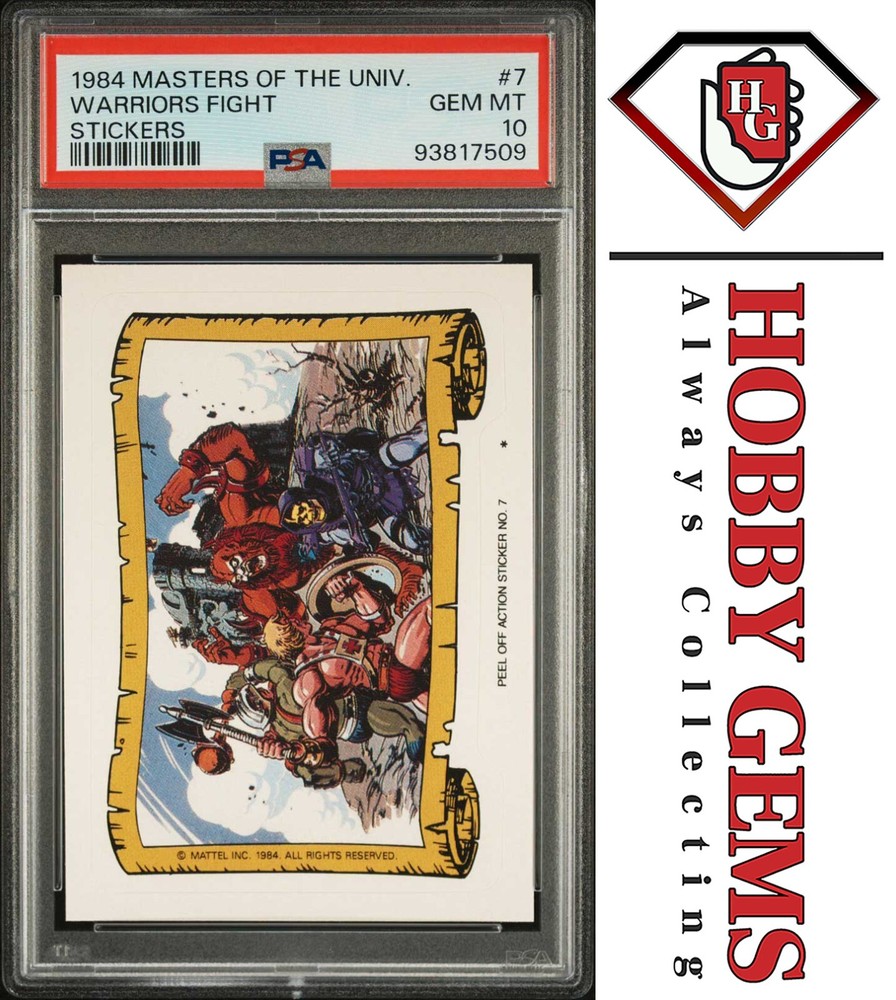 He-Man and Skeletor 1984 MOTU Sticker 7 Classic Vintage Collectible