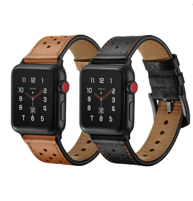 Premium Leather Strap for Apple Watch Series 5-9 38-49mm
