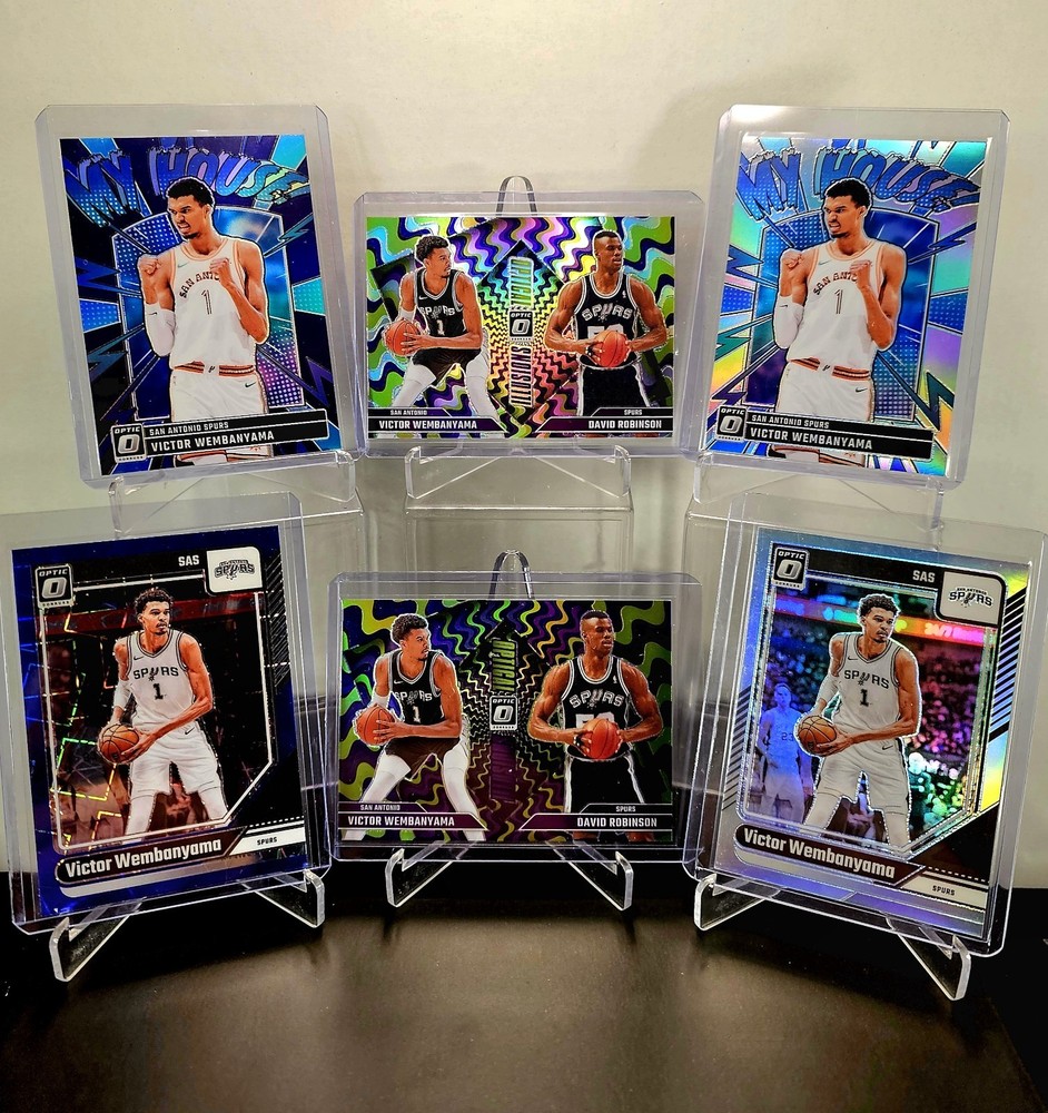 VICTOR WEMBANYAMA 2024-25 Donruss Optic 🏀 MY HOUSE! PURPLE-SILVER Lot 6 🔥ROY🔥
