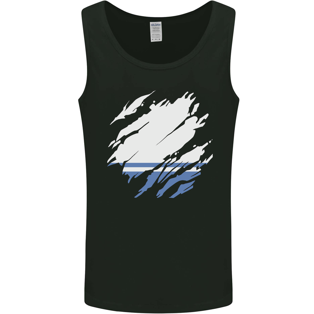 Torn Flag ALTAI REPUBLIC Mens Vest Tank Top