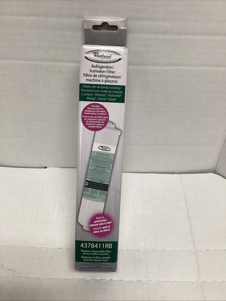 Whirlpool Refrigerator Ice Maker Water Filter Replacement for Kitchen Appliances