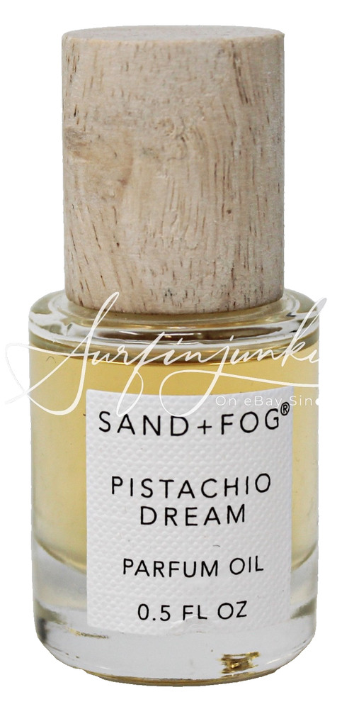 Sand + Fog Pistachio Dream Eau De Parfum Oil Perfume .5oz Mini Rollerball Travel