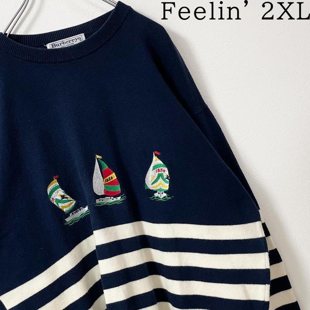 Burberry knit sweater Men's Fashion from Japan