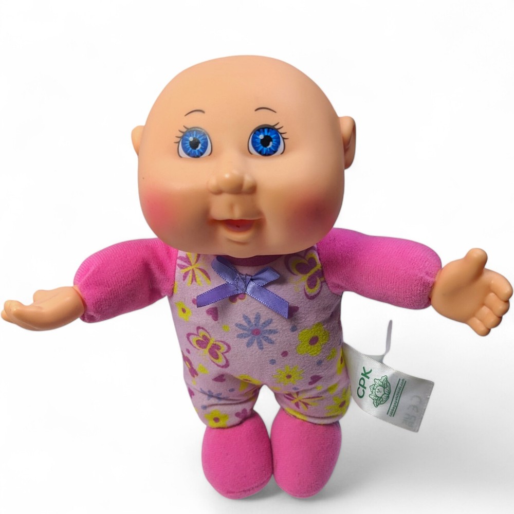 Cabbage Patch Kids Zola Maya 2015 Blue Eyes Plush Newborn Doll Soft Body