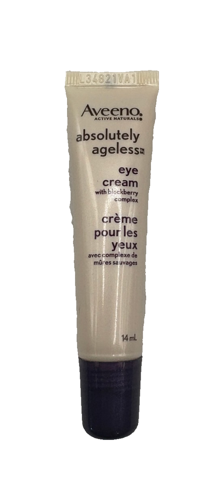 New Unboxed Aveeno Absolutely Ageless Eye Cream 0.5 oz Non-Comedogenic Youthful Glow