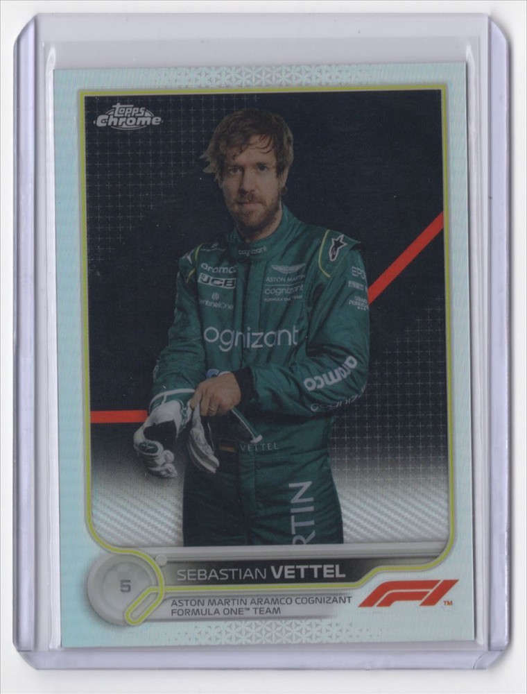 2022 Refractor Sebastian Vettel Aston Martin Cognizant F1 #9
