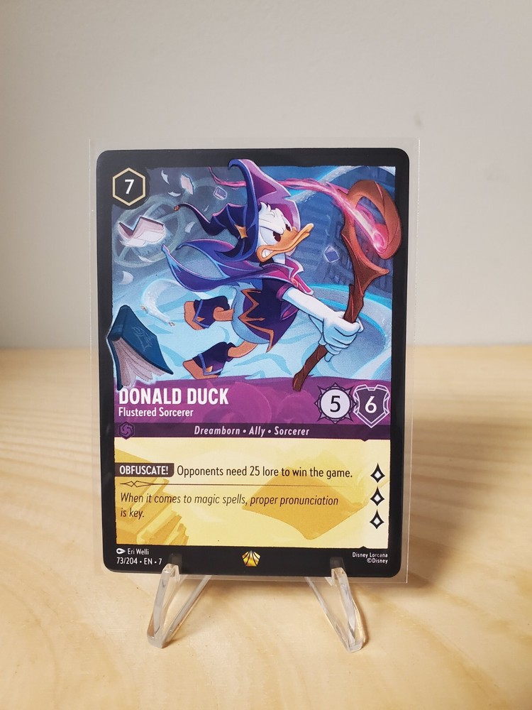 Lorcana TCG Donald Duck 73/204 Legendary Card EN Edition