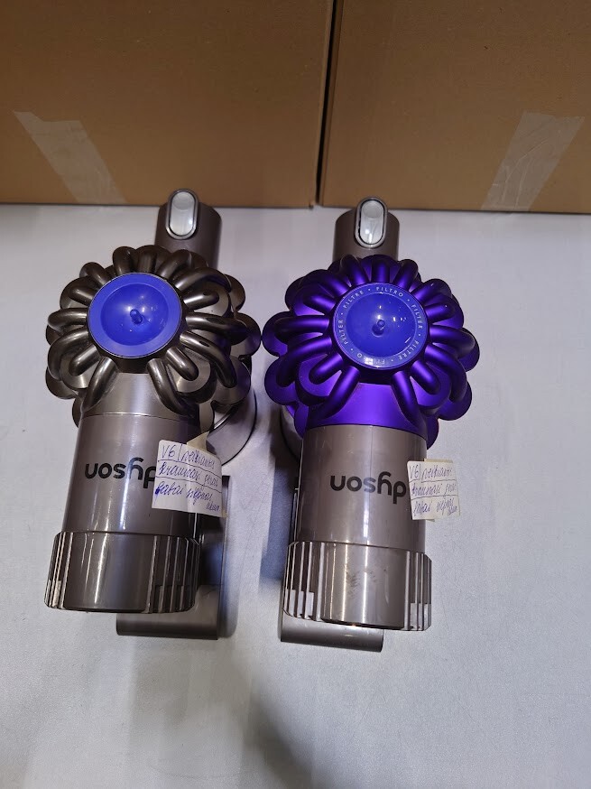 2 Used Dyson V6 Vacuums - Weak Batteries, No Accessories