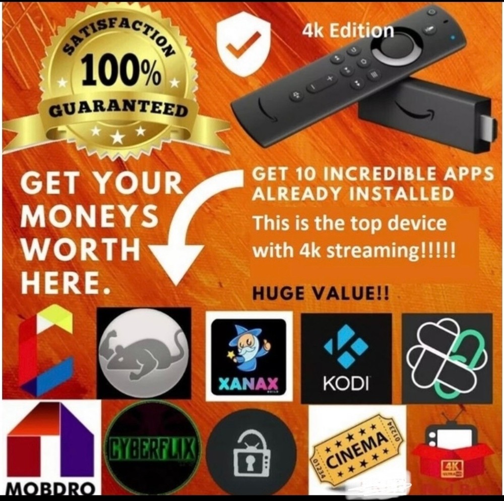 Amazon 4K Ultra HD Fire TV Stick with al movies tv shows and live tv