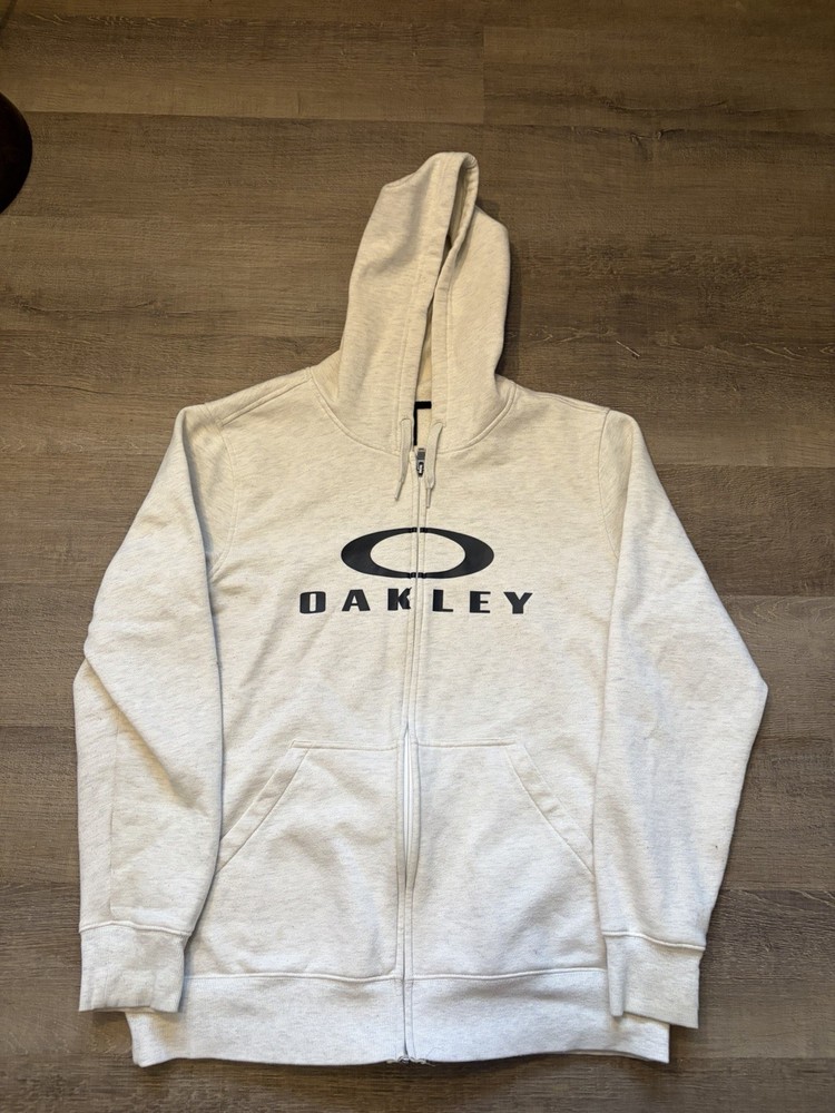 Vintage Y2K Oakley Spellout Zipup Jacket Size Large