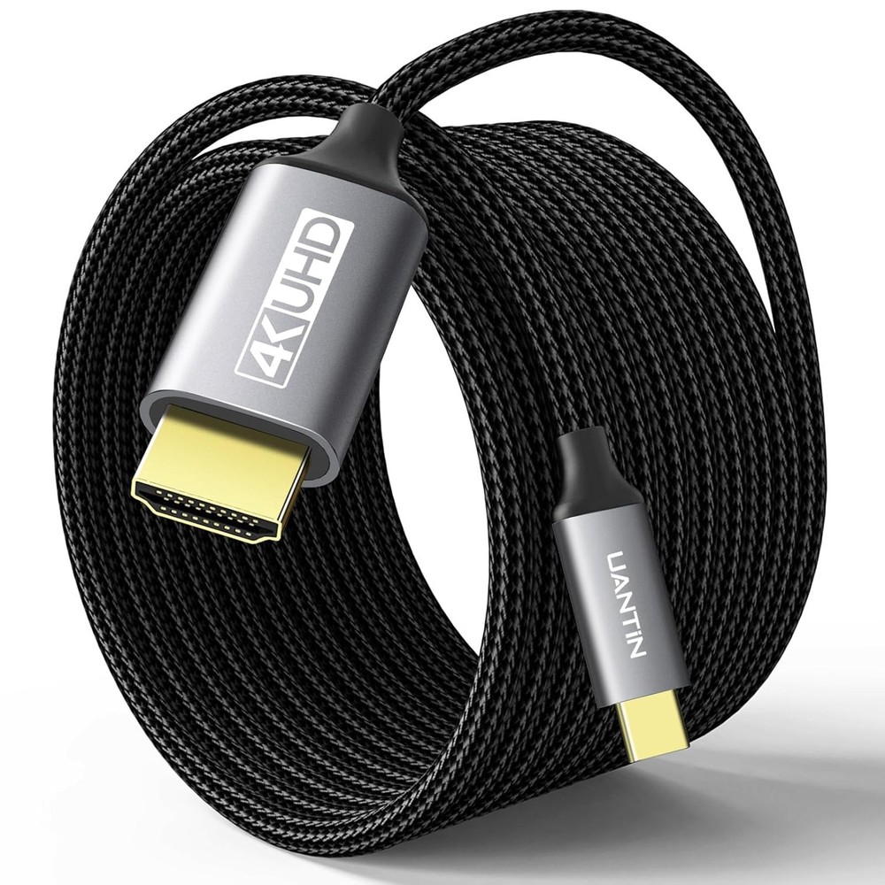 USB C to HDMI Cable 10Ft | 4K High-Speed 3.1 Type-C Cord 10FT