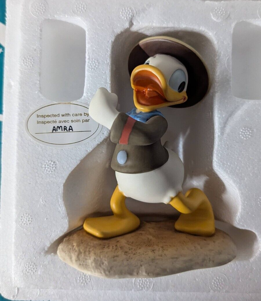 Rare WDCC Disney Donald Duck Happy Camper Good Scouts Figurine Box