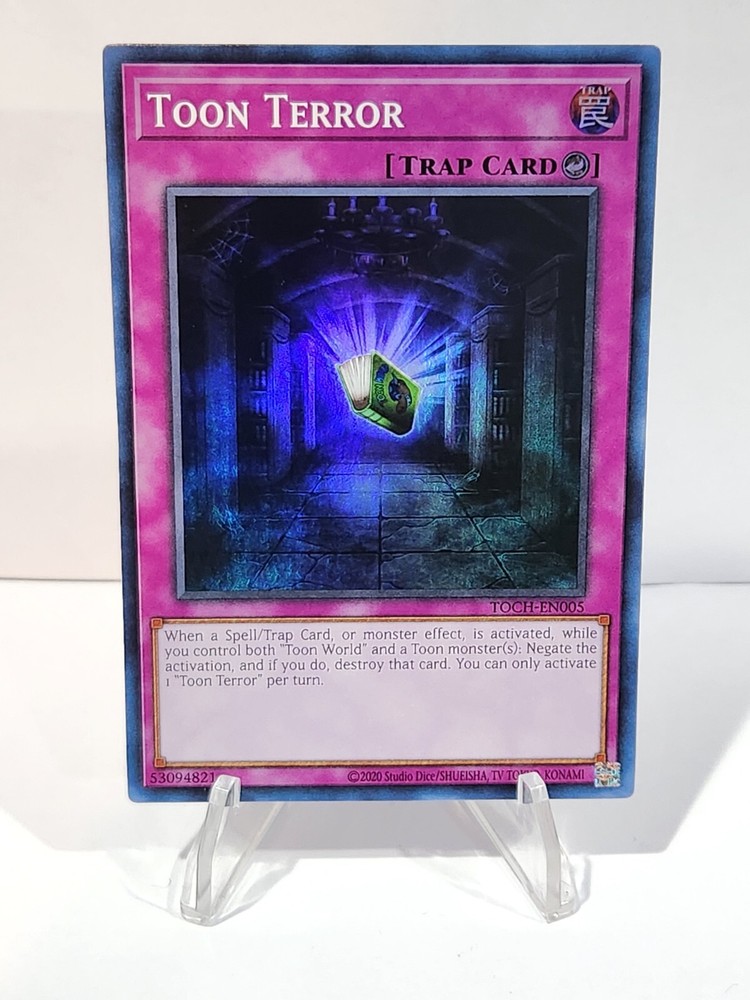 YuGiOh Toon Terror TOCH-EN005 Super Rare Near Mint Condition