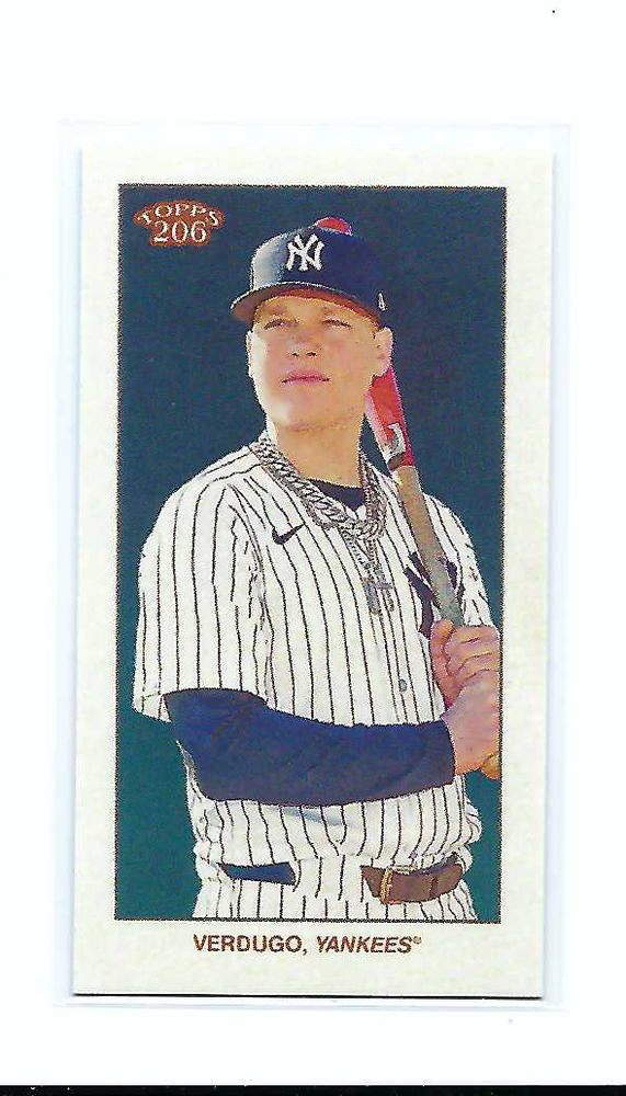2024 Topps 206 Alex Verdugo Broad Leaf Back Yankees