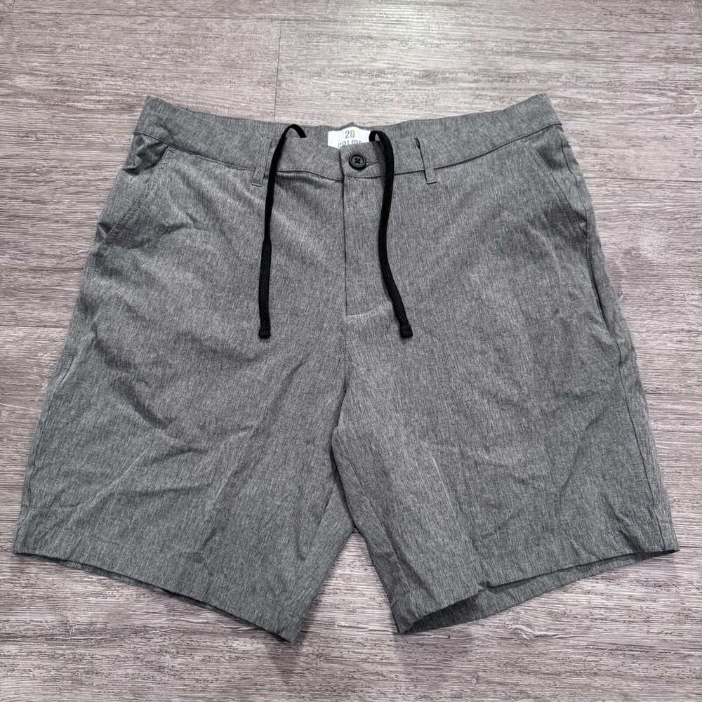28 Palms Shorts Mens 34 Gray Drawstring Board Shorts Swim Trunks Surf Outdoor 8