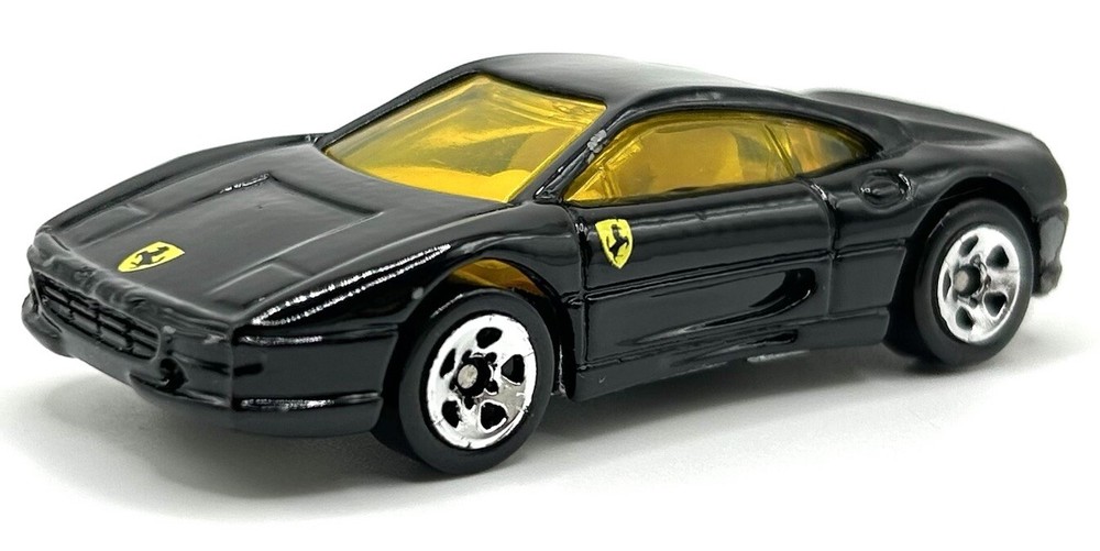 HOT WHEELS FERRARI 355 YELLOW WINDOWS 1995 LOOSE