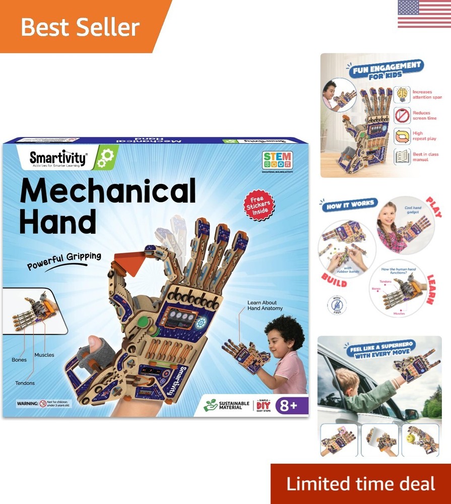 Robotic Mechanical Hand Toy for 8-14 Years Old Kids | Cool Birthday Gifts Ide...
