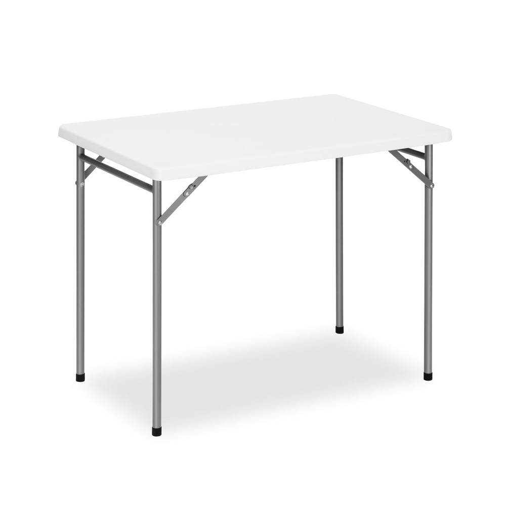 3ft Rectangular Folding Table for All-Occasion, Foldable Table with HDPE Tabl...