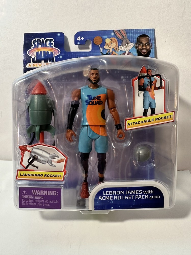 Space Jam Lebron James with Acme Rocket Pack (Brand New)