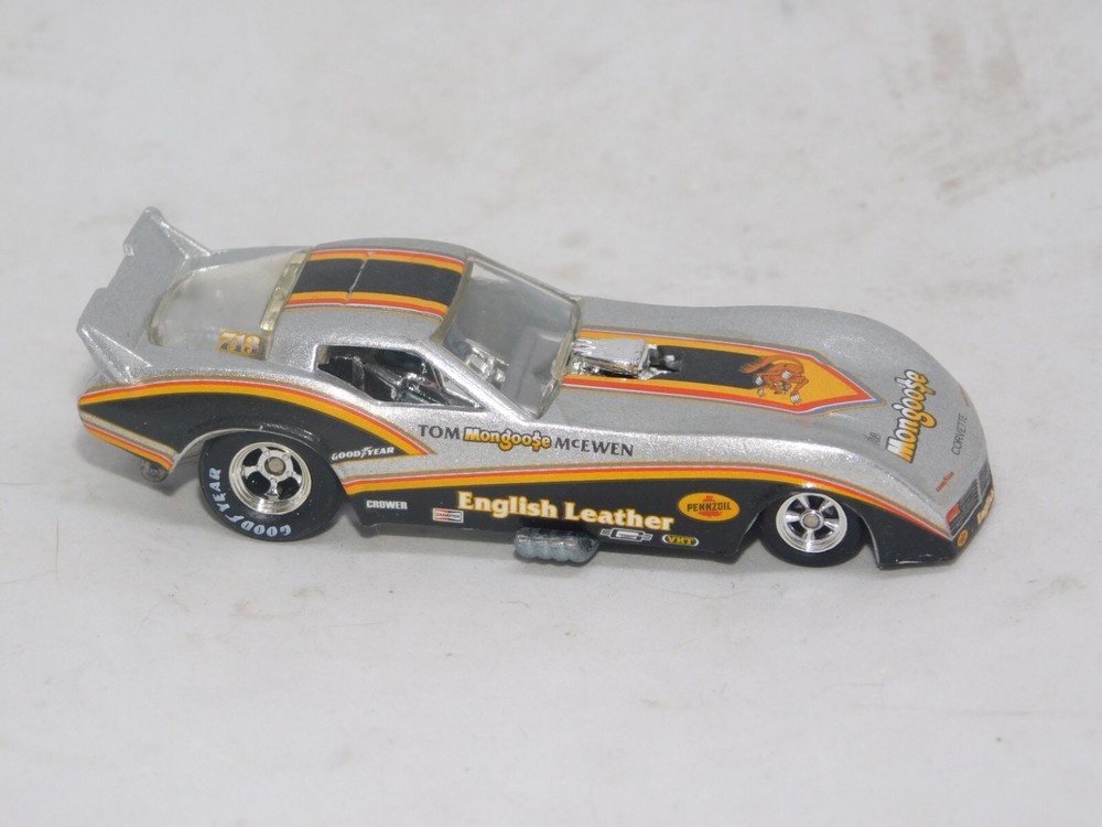 HOT WHEELS DRAG STRIP DEMONS #6 OF 30 MONGOOSE MCEWEN'S ENGLISH LEATHER CORVETTE